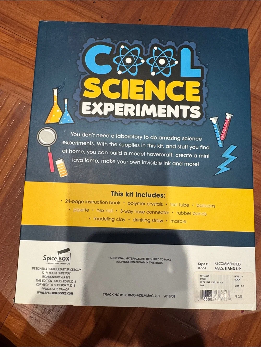 Cool Science Experiments Kit - Blue